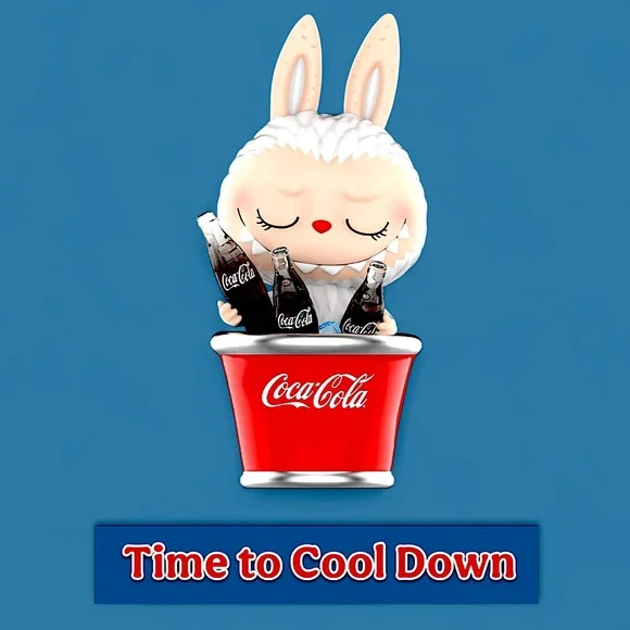 Pop Mart The Monsters Coca-Cola Series Figurine Time to Cool Down - Picture 16 of 16